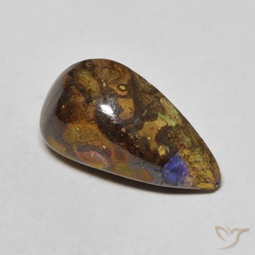9,17 ctw natürlicher Mehrfarbig Boulderopal, Fantasie, Lichtundurchlässig