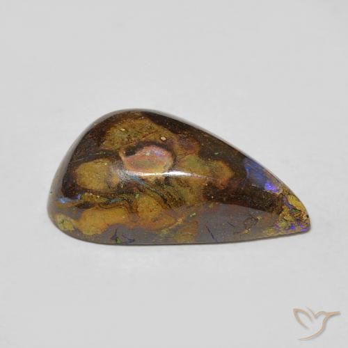 9,17 ctw natürlicher Mehrfarbig Boulderopal, Fantasie, Lichtundurchlässig
