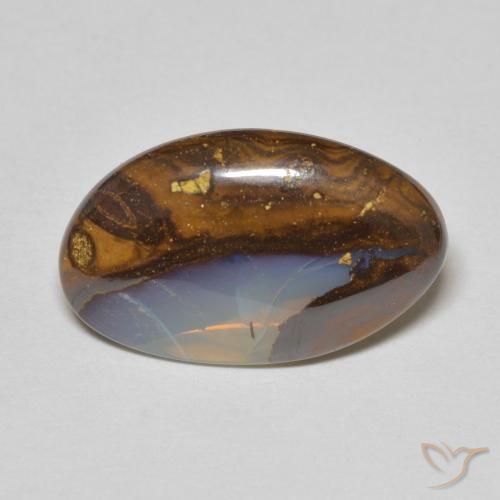 5.77ct Natürlicher Mehrfarbig Boulder-Opal, Fantasie, Lichtdurchlässig
