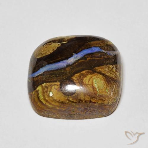 9,17 ctw natürlicher Mehrfarbig Boulderopal, Kissen, Lichtundurchlässig