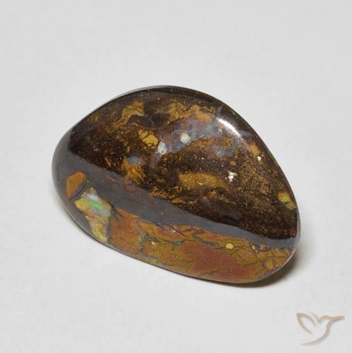 9,17 ctw natürlicher Mehrfarbig Boulderopal, Fantasie, Lichtundurchlässig