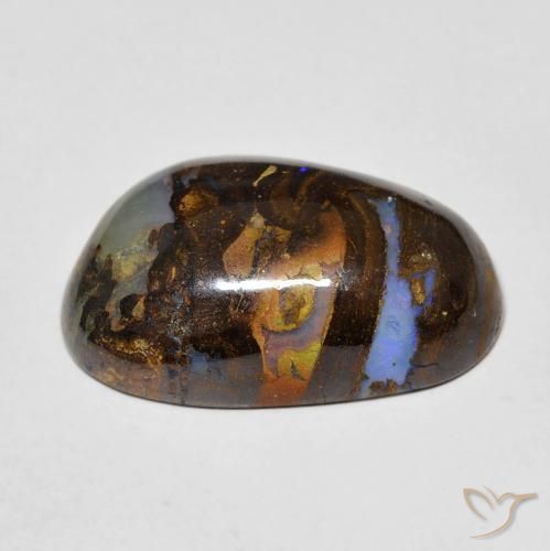9,17 ctw natürlicher Mehrfarbig Boulderopal, Fantasie, Lichtundurchlässig