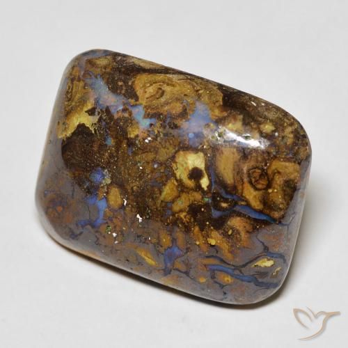 9,17 ctw natürlicher Mehrfarbig Boulderopal, Kissen, Lichtundurchlässig
