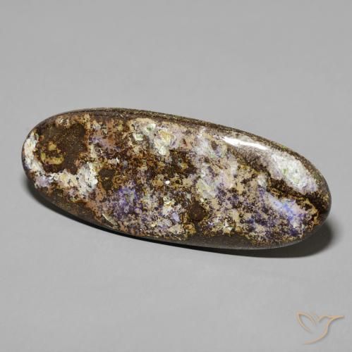 9,17 ctw natürlicher Mehrfarbig Boulderopal, Oval, Lichtundurchlässig