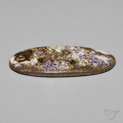 9,17 ctw natürlicher Mehrfarbig Boulderopal, Oval, Lichtundurchlässig