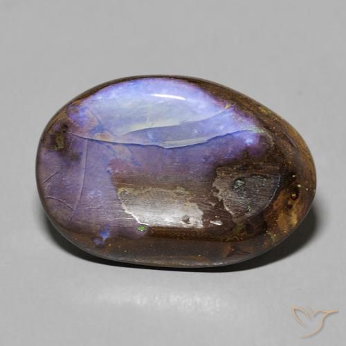10.02ct Natürlicher Mehrfarbig Boulder-Opal, Oval, Lichtundurchlässig
