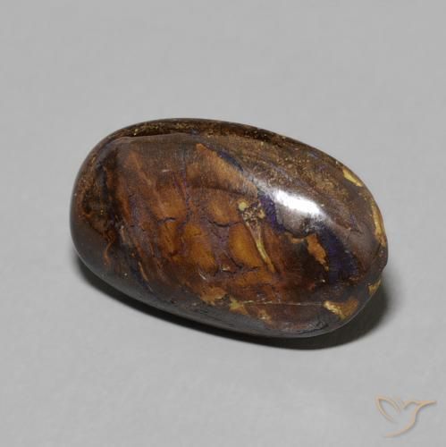9,17 ctw natürlicher Mehrfarbig Boulderopal, Oval, Lichtundurchlässig