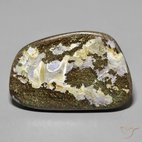 50.57ct Natürlicher Mehrfarbig Boulder-Opal, Fantasie, Lichtundurchlässig