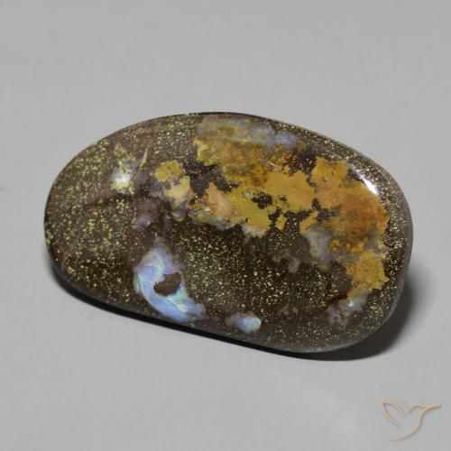9,17 ctw natürlicher Mehrfarbig Boulderopal, Fantasie, Lichtundurchlässig