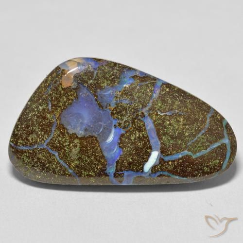 22.81ct Natürlicher Mehrfarbig Boulder-Opal, Fantasie, Lichtundurchlässig