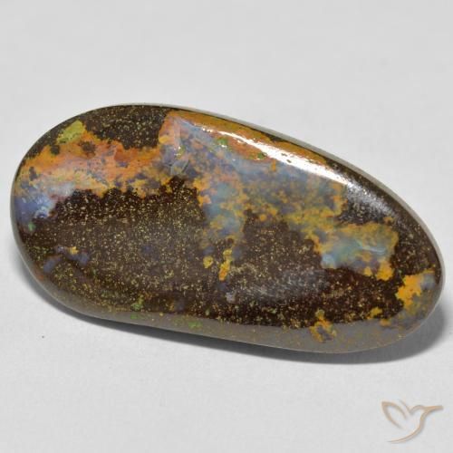 9,17 ctw natürlicher Mehrfarbig Boulderopal, Fantasie, Lichtundurchlässig