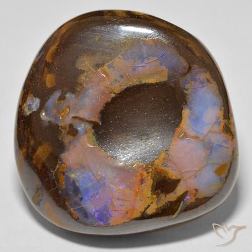 63.70ct Natürlicher Mehrfarbig Boulder-Opal, Fantasie, Lichtundurchlässig