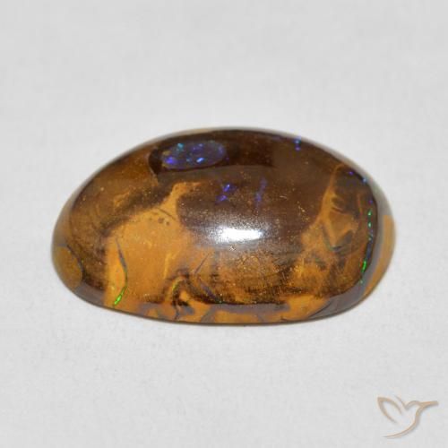9,17 ctw natürlicher Mehrfarbig Boulderopal, Fantasie, Lichtundurchlässig