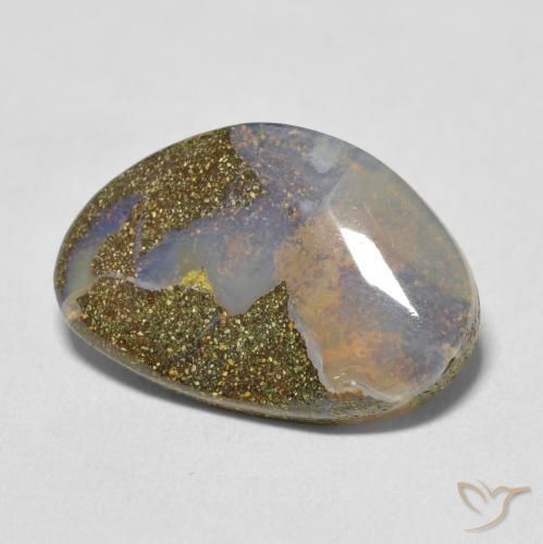 9,17 ctw natürlicher Mehrfarbig Boulderopal, Fantasie, Lichtundurchlässig