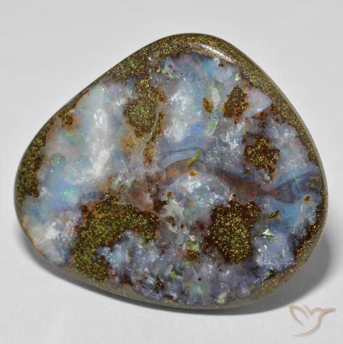 9,17 ctw natürlicher Mehrfarbig Boulderopal, Fantasie, Lichtundurchlässig