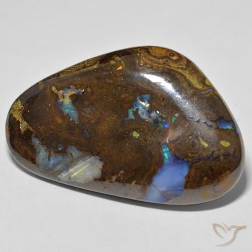 9,17 ctw natürlicher Mehrfarbig Boulderopal, Fantasie, Lichtundurchlässig