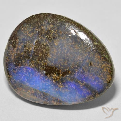 9,17 ctw natürlicher Mehrfarbig Boulderopal, Fantasie, Lichtundurchlässig
