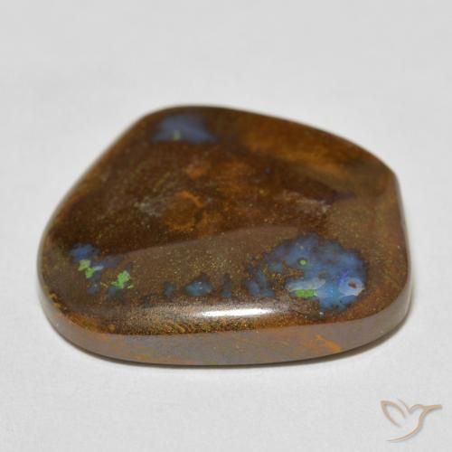 9,17 ctw natürlicher Mehrfarbig Boulderopal, Fantasie, Lichtundurchlässig