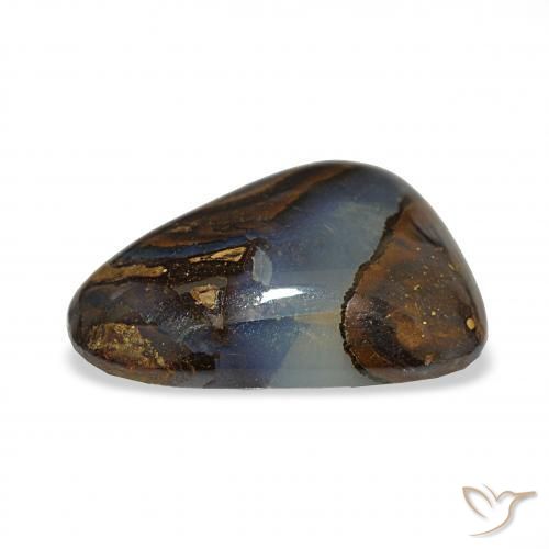 9,17 ctw natürlicher Mehrfarbig Boulderopal, Trillion, Lichtdurchlässig