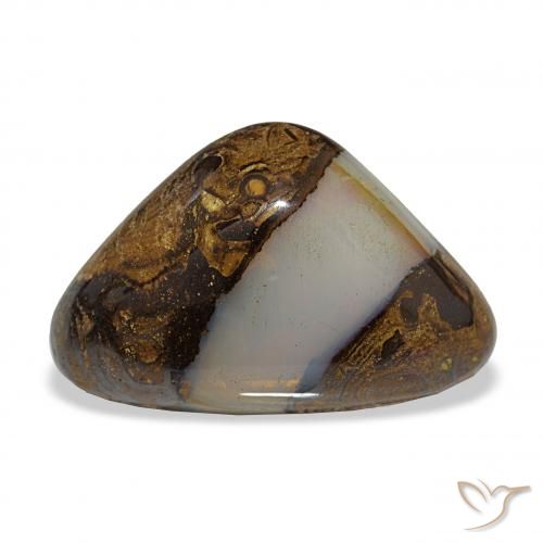 16.35ct Mehrfarbig Boulderopal, Trillion, Lichtdurchlässig