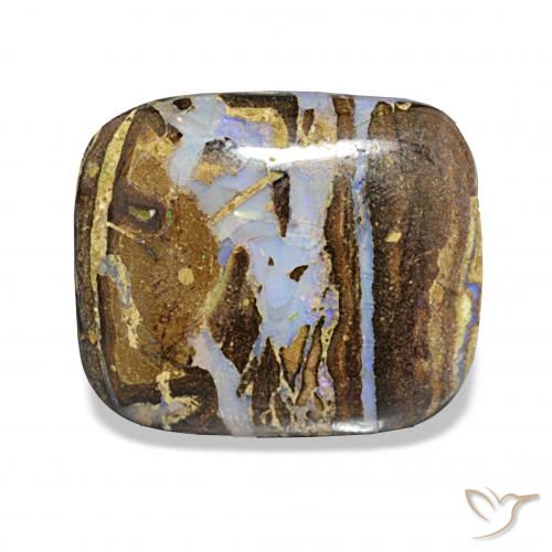 9,17 ctw natürlicher Mehrfarbig Boulderopal, Kissen, Lichtundurchlässig