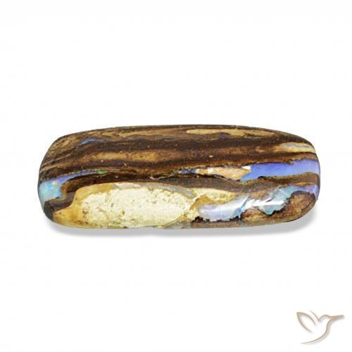 9,17 ctw natürlicher Mehrfarbig Boulderopal, Kissen, Lichtundurchlässig