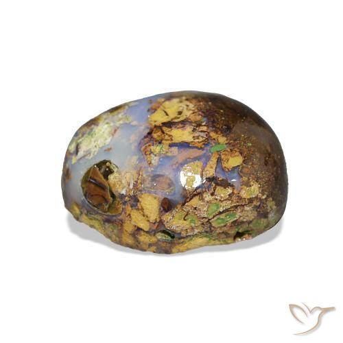 9,17 ctw natürlicher Mehrfarbig Boulderopal, Ausgefallene Form, Lichtundurchlässig