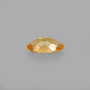 0,60 ctw natürlicher orangefarbener Calzit, Marquise, VVS-VS