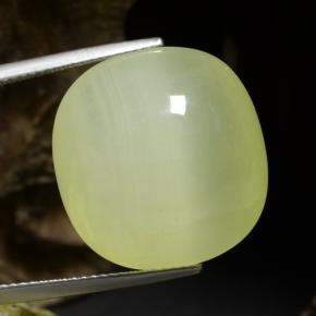 34,18 ctw natürlicher grüner Calzit, Kissenschliff, Lichtdurchlässig