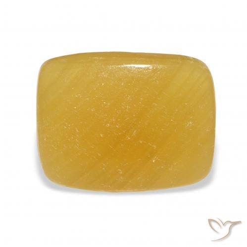 19.82ct Natürlicher Gold-Orange Kalzit, Kissen, Lichtdurchlässig, Photo A