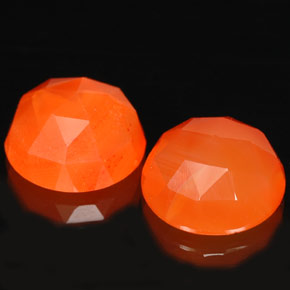  ct natürliche Orange Karneol-Edelsteine, Transparent, Transparent / Lichtdurchlässig