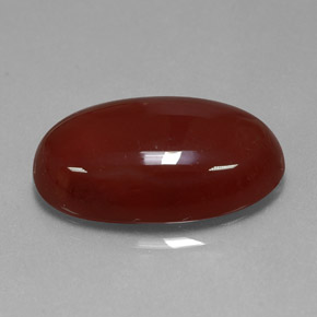 13,99 ctw natürlicher orangefarbener Karneol, Oval Schliff, Lichtdurchlässig