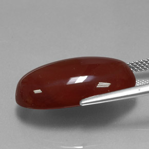 13,99 ctw natürlicher orangefarbener Karneol, Oval Schliff, Lichtdurchlässig
