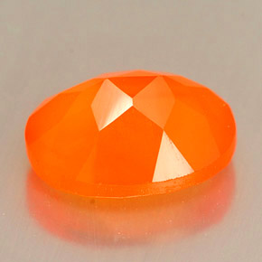 9,17 ctw natürlicher Orange Karneol, Oval Schliff, Lichtdurchlässig