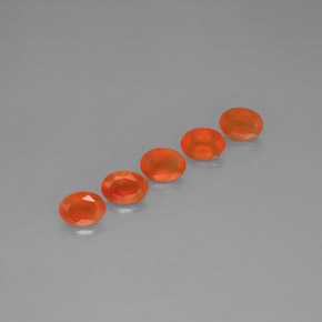  ct natürliche orangefarbener Karneol-Edelsteine, Transparent, Transparent / Lichtdurchlässig