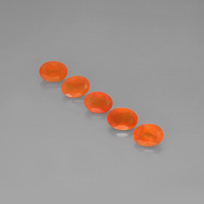  ct natürliche orangefarbener Karneol-Edelsteine, Transparent, Transparent / Lichtdurchlässig