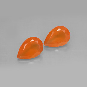  ct natürliche Orange Karneol-Edelsteine, Transparent, Transparent / Lichtdurchlässig