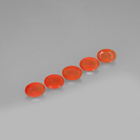  ct natürliche orangefarbener Karneol-Edelsteine, Transparent, Transparent / Lichtdurchlässig