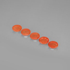  ct natürliche orangefarbener Karneol-Edelsteine, Transparent, Transparent / Lichtdurchlässig