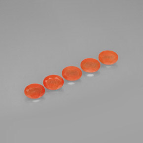  ct natürliche orangefarbener Karneol-Edelsteine, Transparent, Transparent / Lichtdurchlässig
