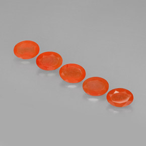  ct natürliche orangefarbener Karneol-Edelsteine, Transparent, Transparent / Lichtdurchlässig