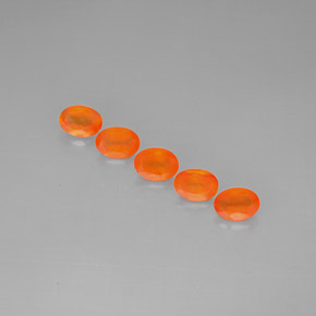  ct natürliche orangefarbener Karneol-Edelsteine, Transparent, Transparent / Lichtdurchlässig