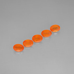  ct natürliche orangefarbener Karneol-Edelsteine, Transparent, Transparent / Lichtdurchlässig