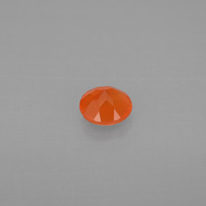 9,17 ctw natürlicher Orange Karneol, Transparent, Transparent / Lichtdurchlässig