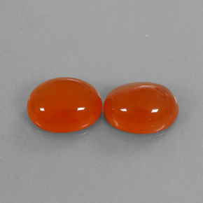  ct natürliche Orange Karneol-Edelsteine, Transparent, Transparent / Lichtdurchlässig