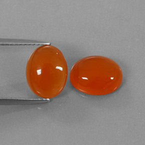  ct natürliche Orange Karneol-Edelsteine, Transparent, Transparent / Lichtdurchlässig