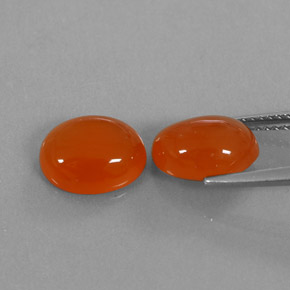  ct natürliche Orange Karneol-Edelsteine, Transparent, Transparent / Lichtdurchlässig