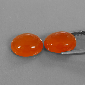  ct natürliche Orange Karneol-Edelsteine, Transparent, Transparent / Lichtdurchlässig