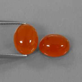  ct natürliche Orange Karneol-Edelsteine, Transparent, Transparent / Lichtdurchlässig