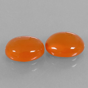  ct natürliche orangefarbener Karneol-Edelsteine, Transparent, Transparent / Lichtdurchlässig